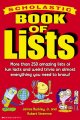 Go to record Scholastic book of lists